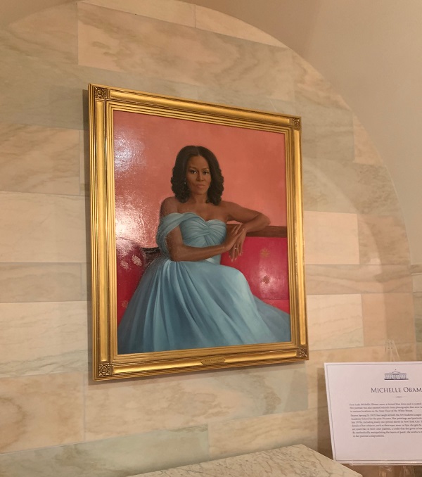 First Lady Michelle Obama Portrait Placement September 7, 2022 - 1