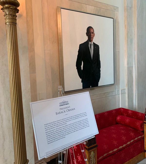 President Obama Portrait Placement September 7, 2022 - 1